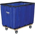 Global Industrial Vinyl Basket Bulk Truck, 20 Bushel, Blue 241985BL